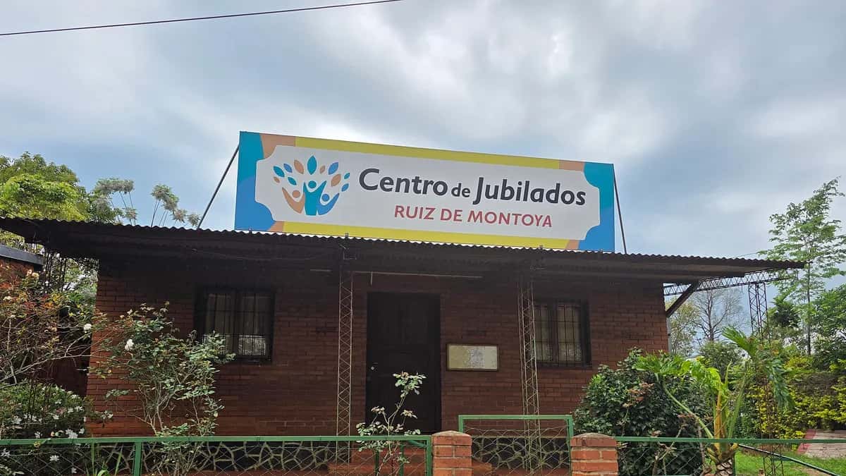 Retirees' center in Ruiz de Montoya, Misiones province