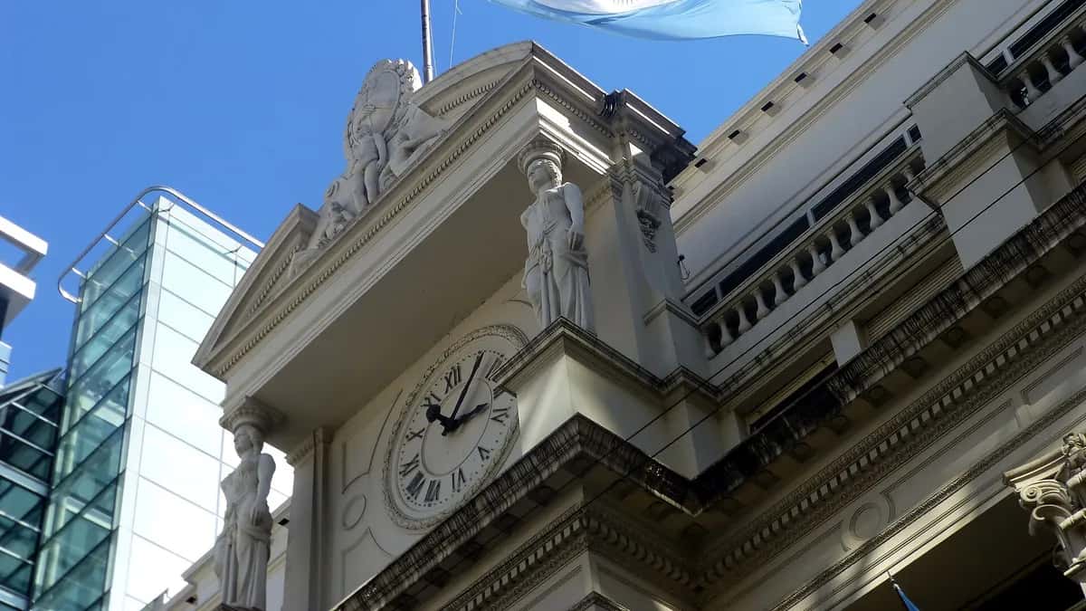 Fachada da sede do Banco Central da República Argentina, Buenos Aires
