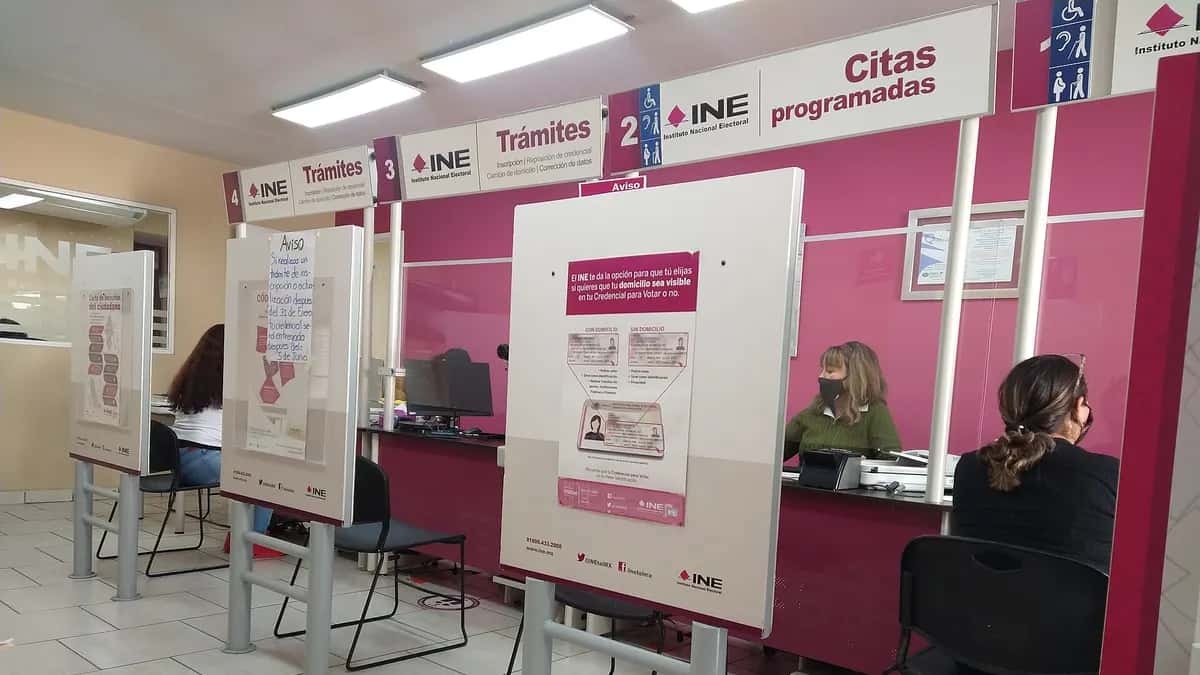 Módulo de atención ciudadana del INE en Jesús María, Aguascalientes