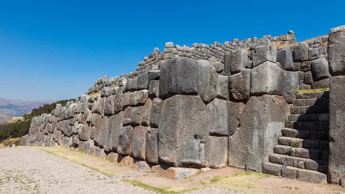 Inca stone walls at Saqsaywaman, Cusco